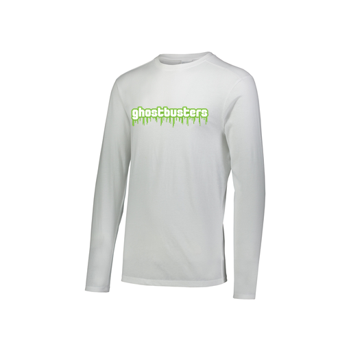 [FTLCUBWH-YS-LOGO2] Decker Youth Tri-Blend T-Shirt - Long Sleeve (Youth S, White, Logo 2)