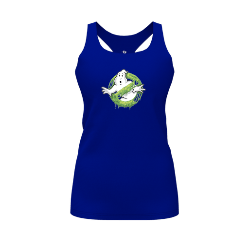 [FT0TRBRY-FYS-LOGO1] Decker Racerback Tank Top (Female Youth S, Royal, Logo 1)