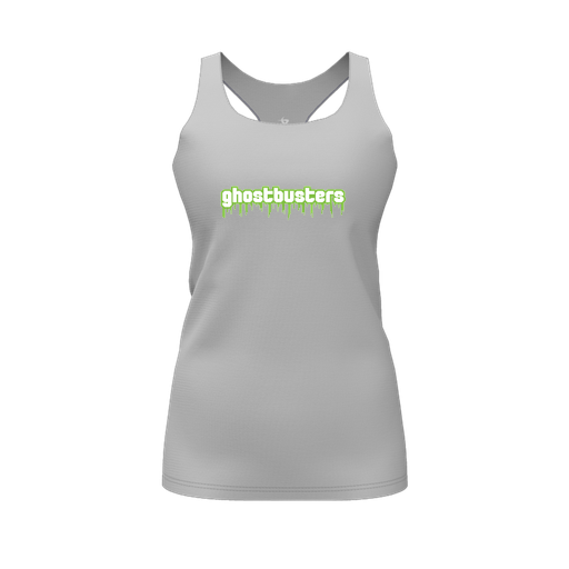 [FT0TRBGY-FYS-LOGO2] Decker Racerback Tank Top (Female Youth S, Gray, Logo 2)