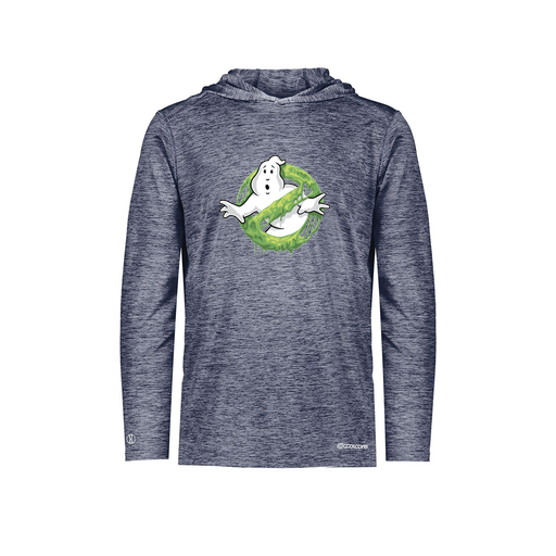 [FOLHCGNV-AS-LOGO1] Decker Men's Charge Hoodie (Adult S, Navy, Logo 1)