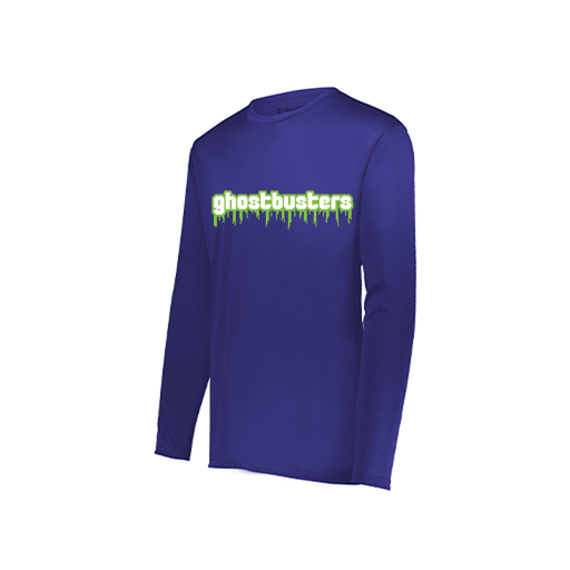 [222822.747.XS-LOGO2] Men's LS Smooth Sport Shirt (Adult XS, Purple, Logo 2)